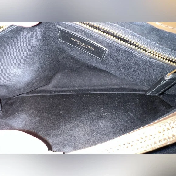 YSL Yves Saint Laurent LouLou Lou Lou Chain Handbag Shoulder Bag Crossbody Purse - Picture 7 of 10